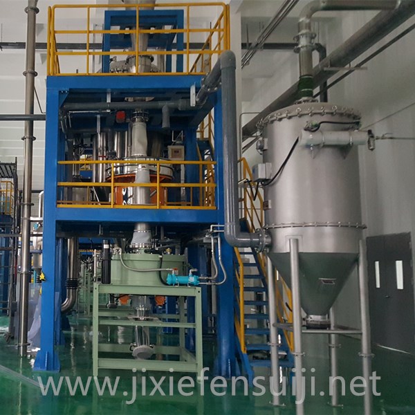 天津某新材料工廠鈷酸鋰/三元材料十套超細機械粉碎機生產線